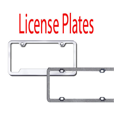 License Plates and Frames