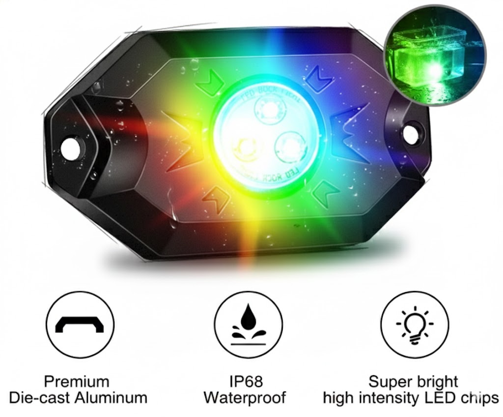  RGBW Rock Lights