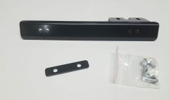 Universal Black Front Bumper License Plate Mount Bracket Relocator