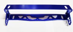 Universal BLUE Front Bumper License Plate Mount Bracket Relocator