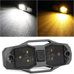 1 PCS UTV Dome Light, UTV Interior Light Universal Roll Bar Mount 12V LED Dome Lights Cab Lights Truck Bed Lighting Chase Lighting for UTV ATV RZR Polaris SXS Can-am