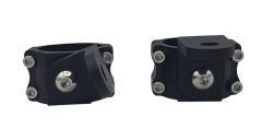 Mount Bracket, 2pcs 1.75-2 Inch Aluminum Clamp Kit, Black Universal Tube Holder for ATV UTV Accessories