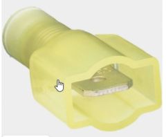   yellow 12-10AWG Wire Insulated 6.3mm male Spade Crimp Terminal Connector