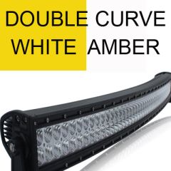 CURVED LED BAR WHITE AMBER STROBE