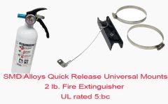 1 FIRE EXTINGUISHER 2LBS