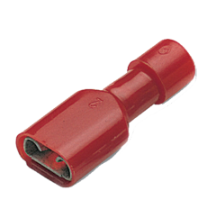 100PC Red 16-22 Gauge Crimp Female Spade Quick Disconnect Adapter Wire Connector
