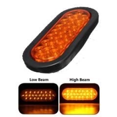 6" OVAL AMBER TAILLIGHTS